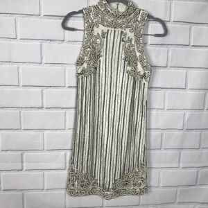 X by NBD Pearl Beads Sequence Lace RIta Dress XS
